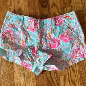 Lilly Pulitzer Shorts-Pink and Blue